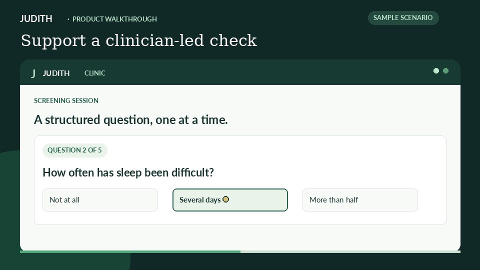 Sample Clinic walkthrough